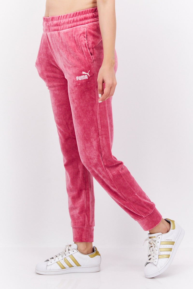 PUMA سروال جوجر رياضي نسائي مناسب للتدريب، وردي - Image 4